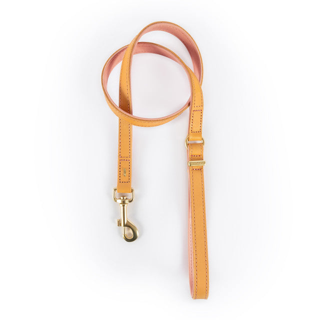 EzyDog Classic Leash Oxford Leather Blush