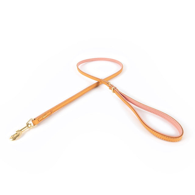 EzyDog Classic LITE Leash Oxford Leather Blush