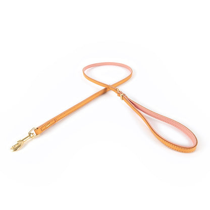 EzyDog Classic LITE Leash Oxford Leather Blush