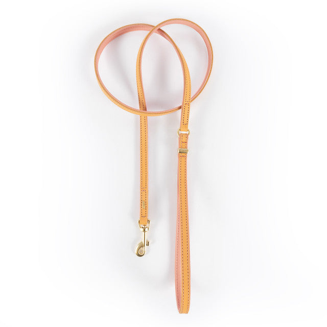 EzyDog Classic LITE Leash Oxford Leather Blush
