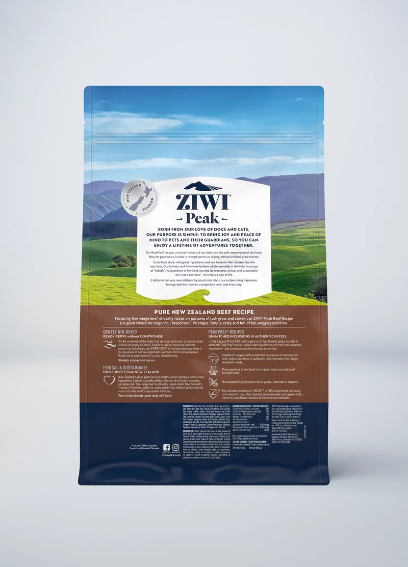 ZIWI Peak Air-Dried Original Beef Recipe For Dogs