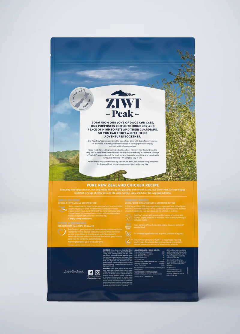 ZIWI Peak Air-Dried Original Chicken Recipe For Dogs