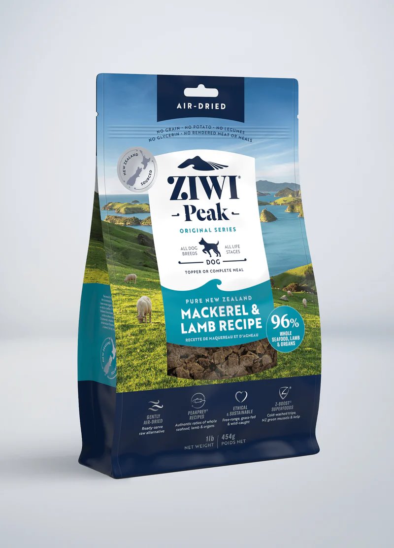 ZIWI Peak Air-Dried Original Mackerel & Lamb Recipe For Dogs