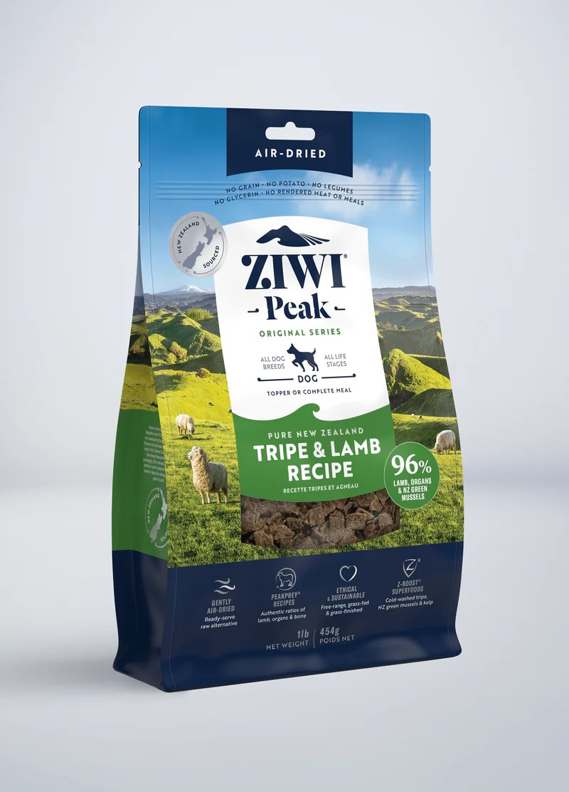 ZIWI Peak Air-Dried Original Tripe & Lamb Recipe For Dogs