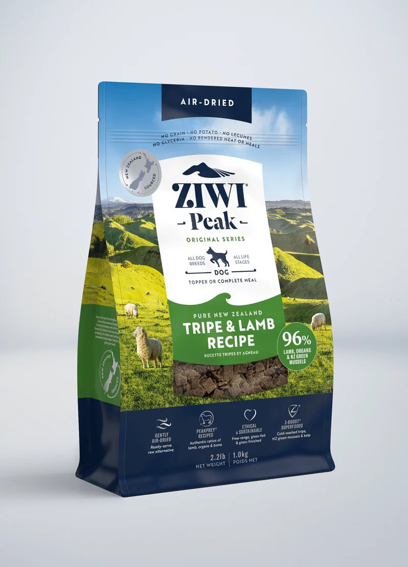 ZIWI Peak Air-Dried Original Tripe & Lamb Recipe For Dogs