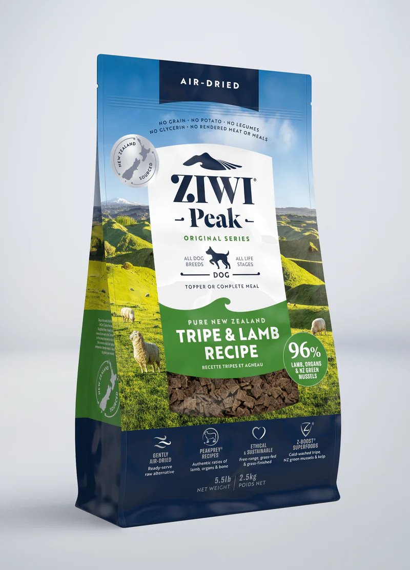 ZIWI Peak Air-Dried Original Tripe & Lamb Recipe For Dogs