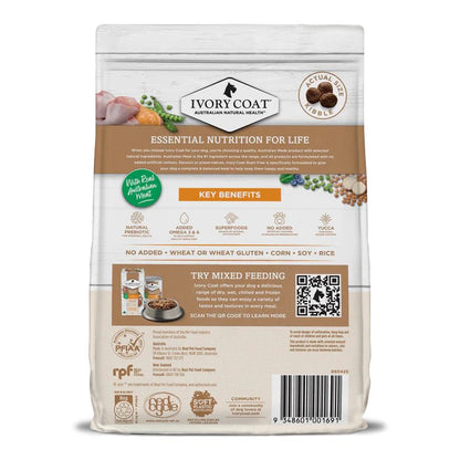 Ivory Coat Grain Free Adult All Breeds Dry Dog Food Chicken