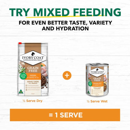 Ivory Coat Grain Free Adult All Breeds Dry Dog Food Chicken
