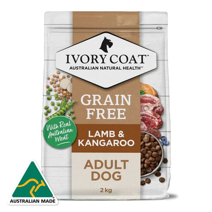 Ivory Coat Grain Free Adult All Breeds Dry Dog Food Lamb & Kangaroo