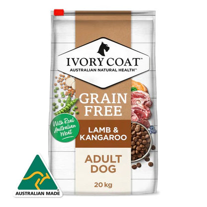 Ivory Coat Grain Free Adult All Breeds Dry Dog Food Lamb & Kangaroo
