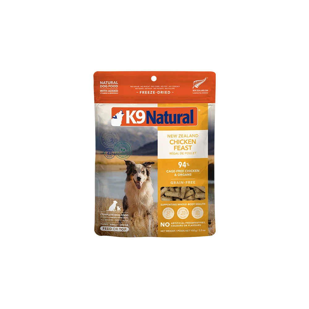 K9 Natural Chicken Feast Freeze-Dried Dog Food