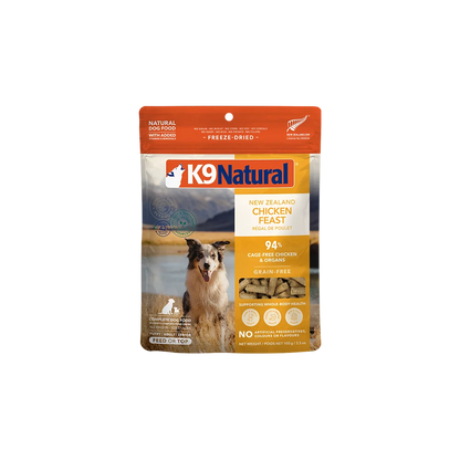 K9 Natural Chicken Feast Freeze-Dried Dog Food