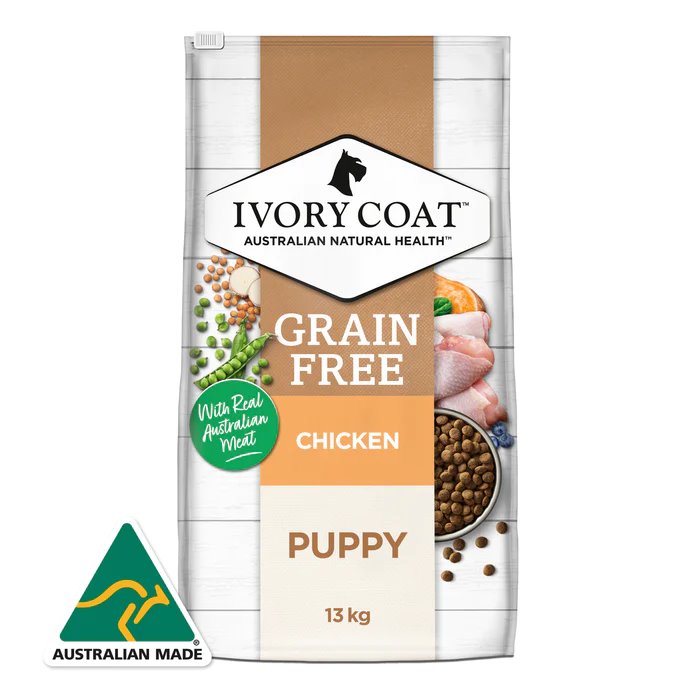 Ivory Coat Grain Free Puppy All Breeds Dry Dog Food Chicken