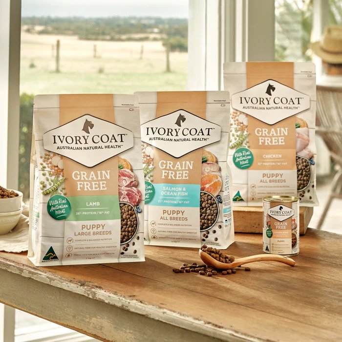 Ivory Coat Grain Free Puppy All Breeds Dry Dog Food Chicken