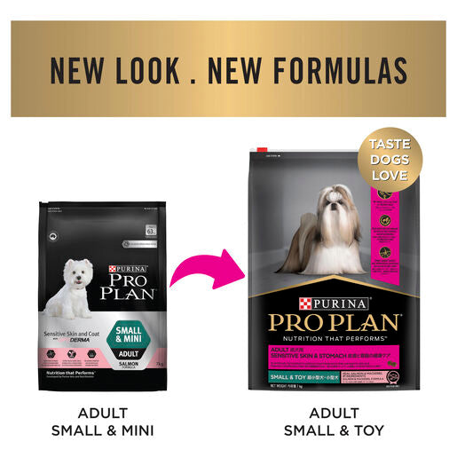 Pro Plan Adult Sensitive Skin & Stomach Small & Toy Breed Dry Dog Food