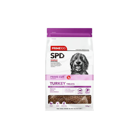 Prime100 SPD Prime Cut Turkey Treats 100g