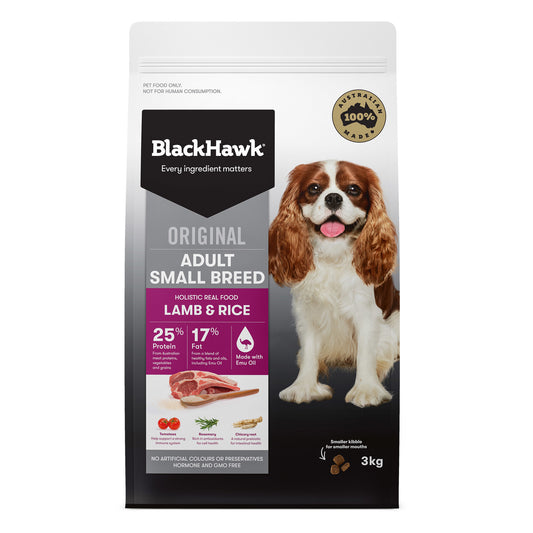 Black Hawk Original Adult Dog Small Breed Lamb & Rice Dry Dog Food