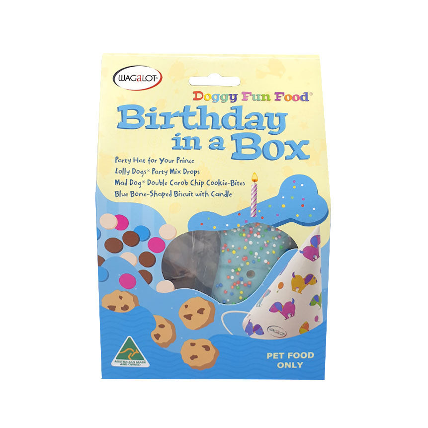 Wagalot Birthday in a Box Blue