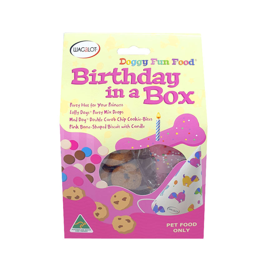 Wagalot Birthday in a Box Pink