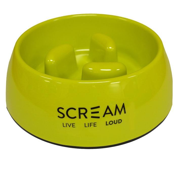 Scream Round Slow-Down Pillar Bowl Loud Green