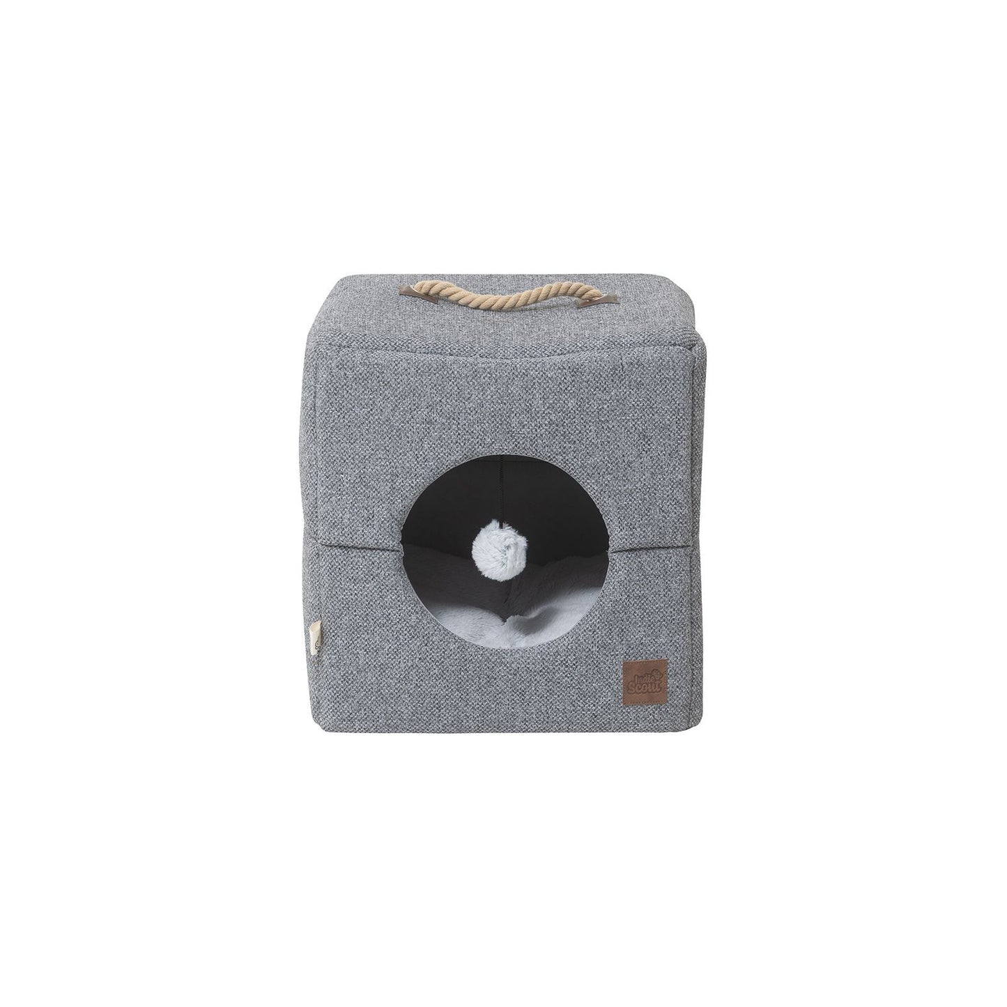 Indie & Scout Foldable Pet Cube Charcoal