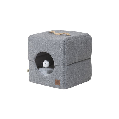 Indie & Scout Foldable Pet Cube Charcoal