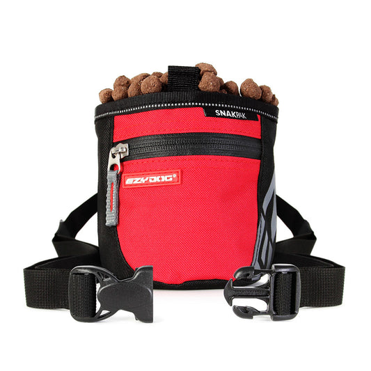 EzyDog SnakPak Dog Treat Bag Red