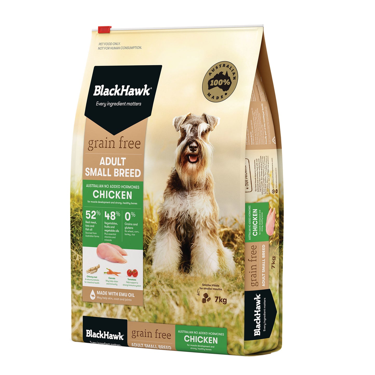 Black Hawk Grain Free Adult Small Breed Chicken Dry Dog Food
