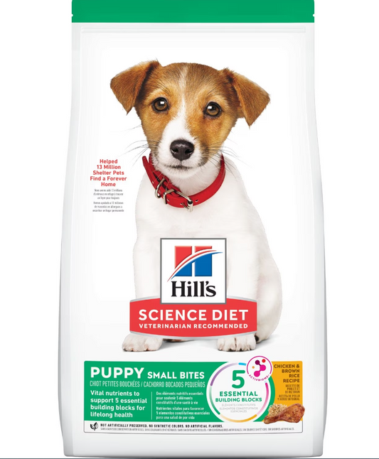 Hill's Science Diet Puppy Small Bites Chicken & Brown Rice Recipe Dry Dog Food