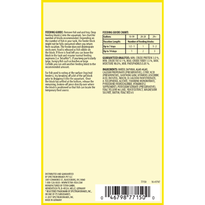 Tetra Vacation Tropical Feeding Block