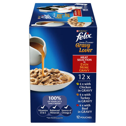 Felix Adult As Good As It Looks Gravy Lover Meat Selection