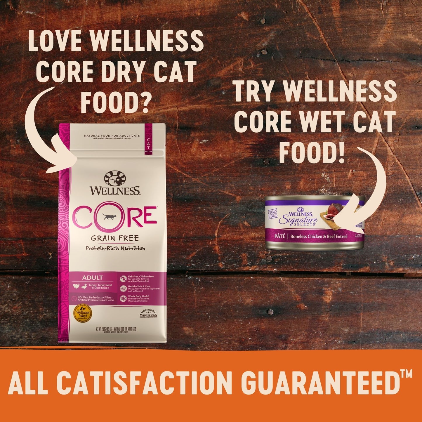 Wellness Core Signature Selects for Cats Boneless Chicken & Beef Entree Pate