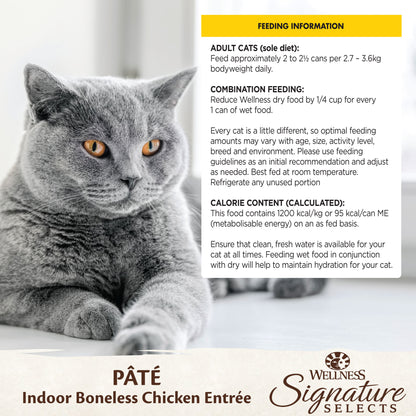Wellness Core Signature Selects for Cats Indoor Boneless Chicken Entree Pate