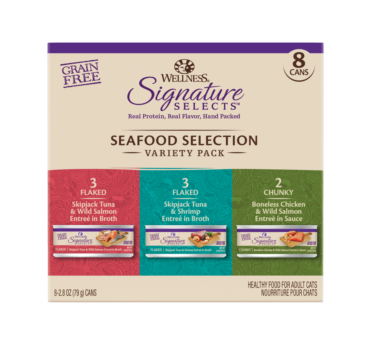 Wellness Core Signature Selects for Cats Seafood Selection Variety Pack