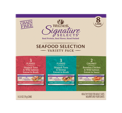 Wellness Core Signature Selects for Cats Seafood Selection Variety Pack