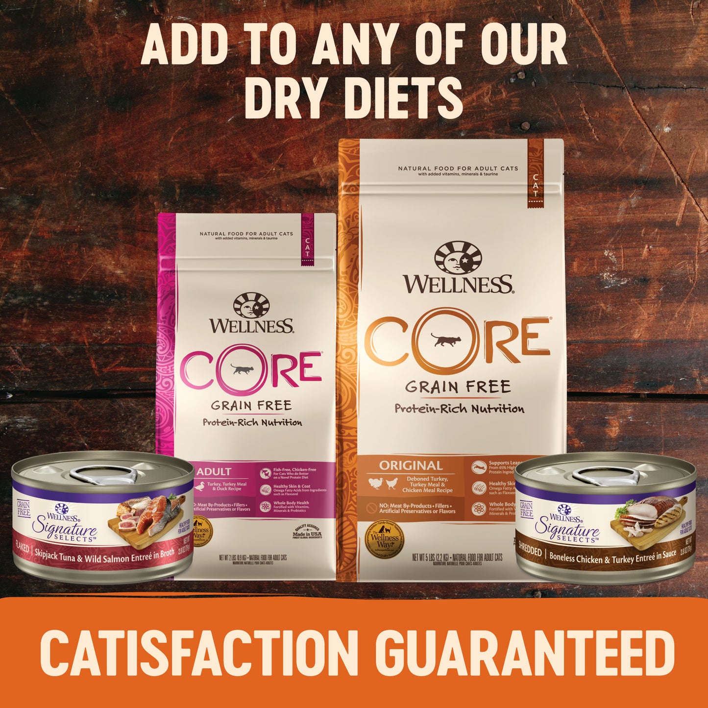 Wellness Core Signature Selects for Cats Seafood Selection Variety Pack