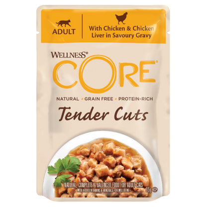 Wellness Core Tender Cuts for Cats Chicken Selection Multipack