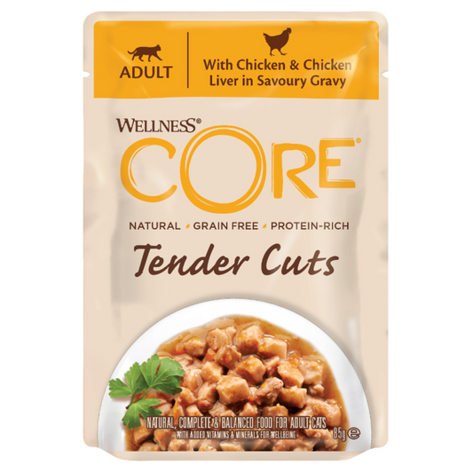 Wellness Core Tender Cuts for Cats Chicken Selection Multipack