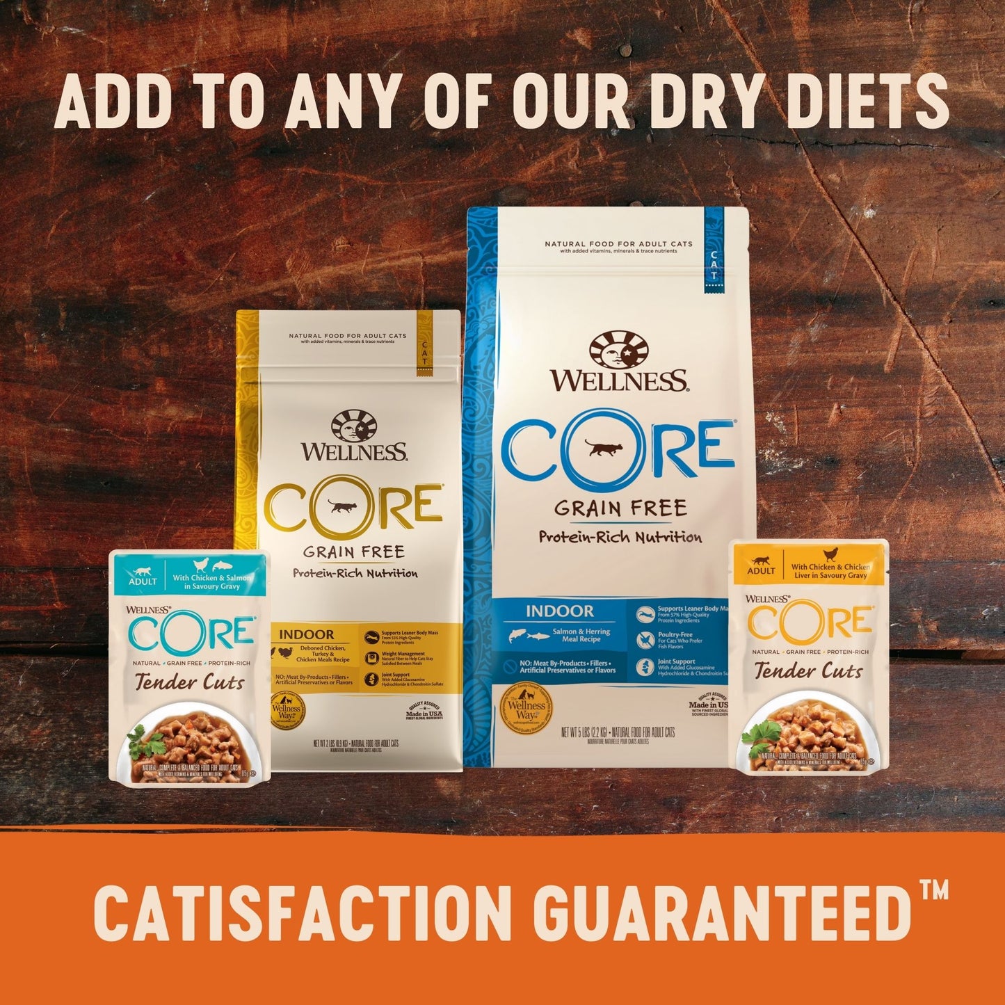 Wellness Core Tender Cuts for Cats Chicken Selection Multipack