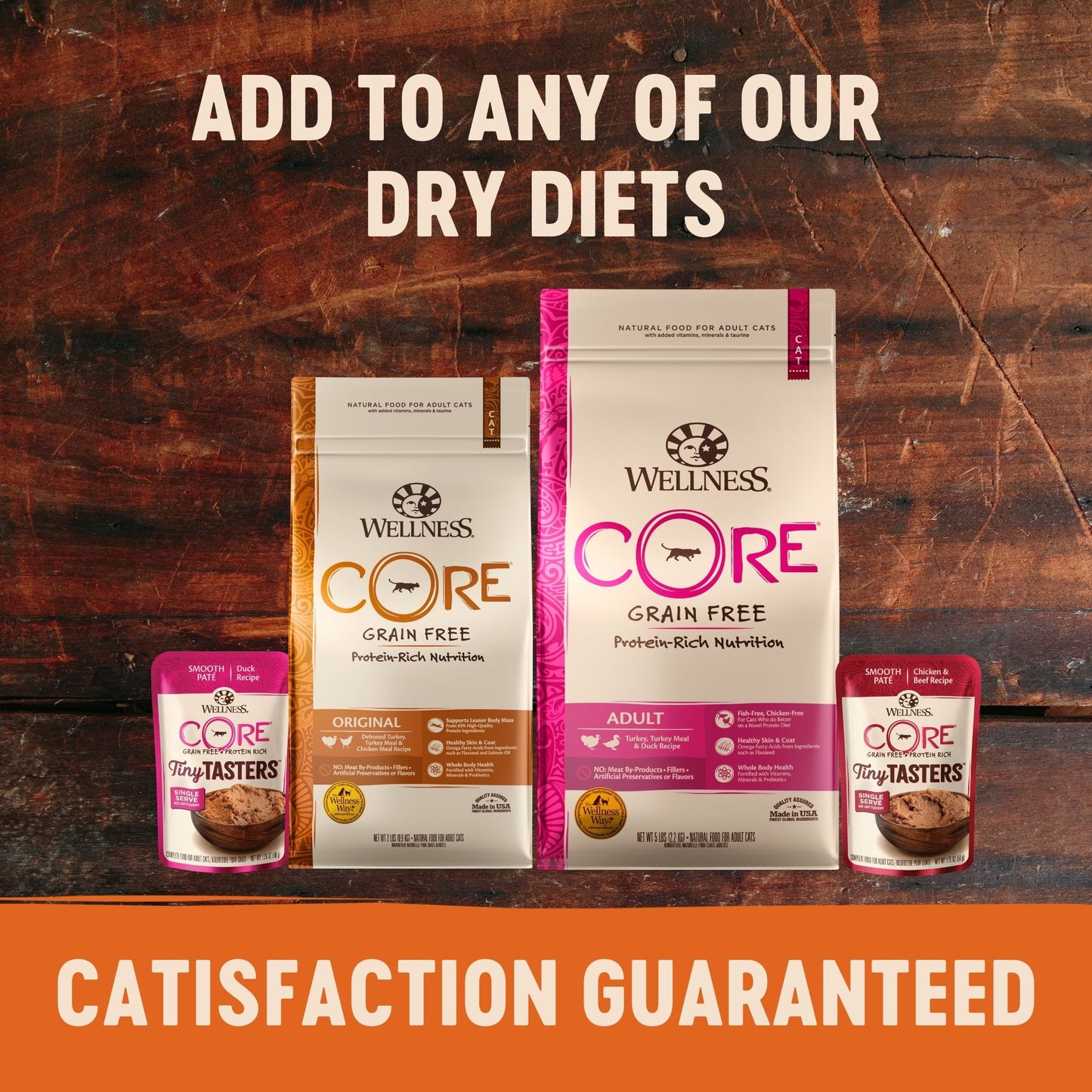 Wellness Core Tiny Tasters for Cats Smooth Pate Duck Recipe