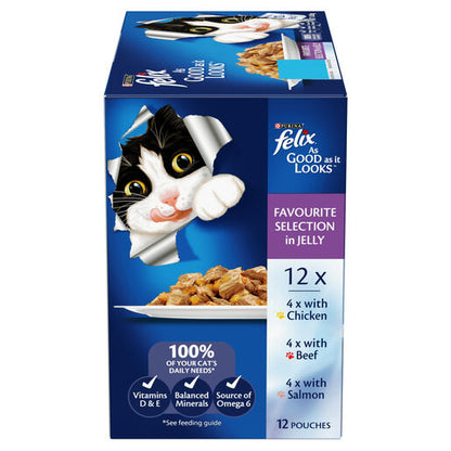 Felix Adult As Good As It Looks Favourite Selection in Jelly