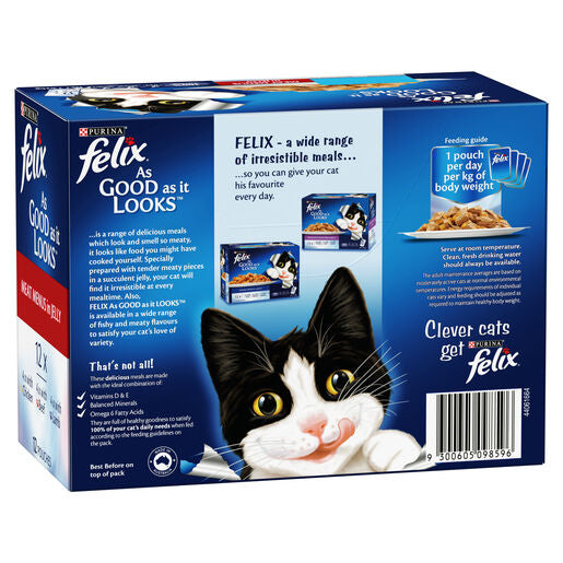 Felix Adult As Good As It Looks Meat Menus in Jelly