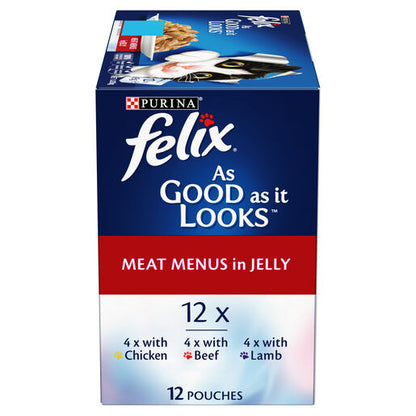 Felix Adult As Good As It Looks Meat Menus in Jelly