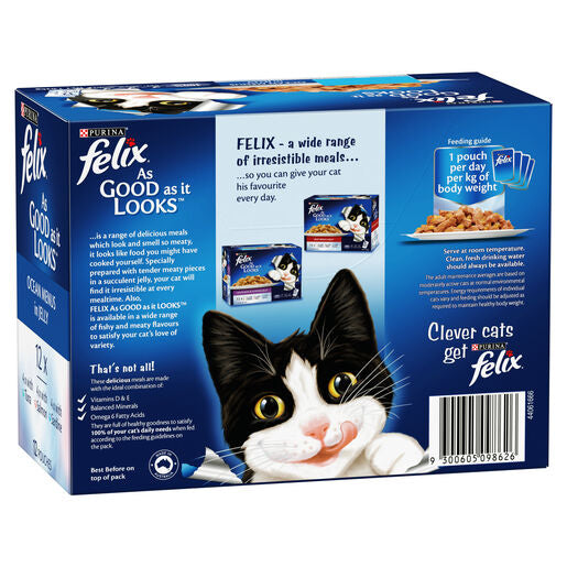 Felix Adult As Good As It Looks Ocean Menus in Jelly