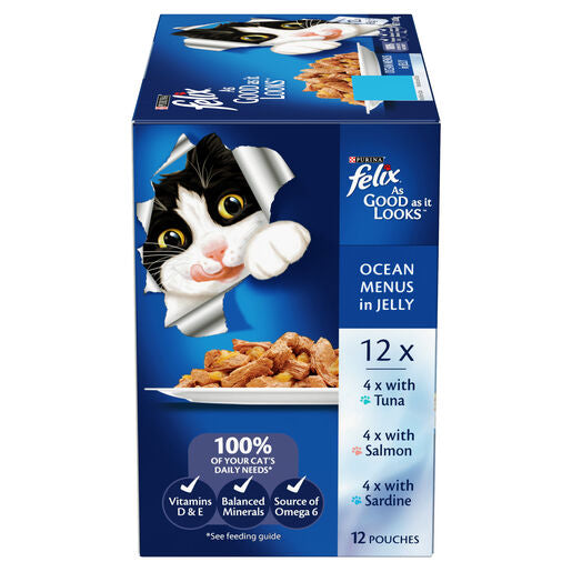 Felix Adult As Good As It Looks Ocean Menus in Jelly