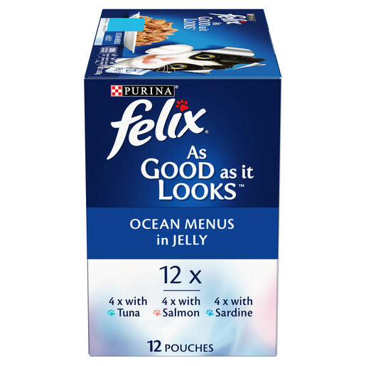 Felix Adult As Good As It Looks Ocean Menus in Jelly