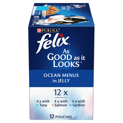 Felix Adult As Good As It Looks Ocean Menus in Jelly