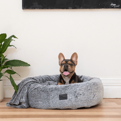 Superior Pet Goods Harley Dog Bed Artic Faux Fur