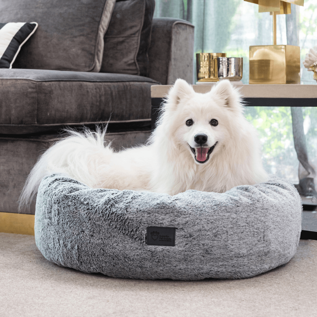 Superior Pet Goods Harley Dog Bed Artic Faux Fur