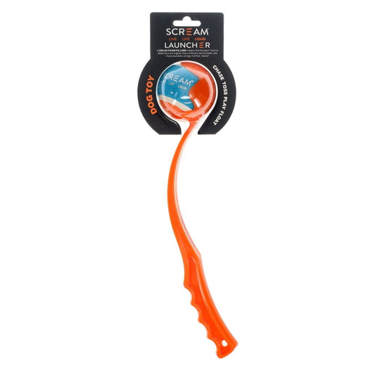 Scream Ball Launcher Loud Orange 38cm